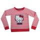 Sudadera a Rayas con Aplicación Hello Kitty