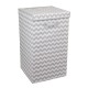 Cesto de Lavandería Home Basics Gris