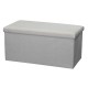 Banco Almacenamiento Home Basics Beige
