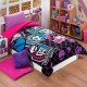 Cobertor Borrega Monster High Corazones Dos Vistas Fiusha Individual