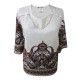 Blusa con Estampado Combinado Mabel