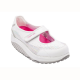 Tenis con Velcro Shape Ups Skechers 12305Wht Bl