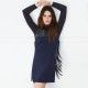 Vestido con Flecos Laterales Dex