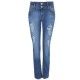 Jeans con Desgaste Elle