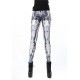 Leggings Robot Blanco Armadura cosplay