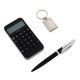 Set Calculadora, Pluma y Llavero
