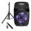 Bafle Amplificado Bluetooth de 12" y Tripie