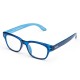 Lentes de lectura pregraduados Super Bold Matt Blue mas 1.00