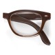 Lentes de lectura pregraduados Bold Mat Brown mas 2.50