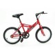 BICICLETA MONK STARBIKE C/rueditas R-16 1VEL ROJA