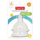 Set 2 Tetinas Silicona 3 Posiciones En Blister Fisher Price