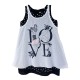 Vestido Estampado Love Sin Manga Let's Go