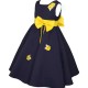 Vestido con Franja en Cintura Gerat