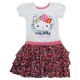 Vestido Falda Olanes Floral Hello Kitty