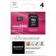 Tarjeta Sony Sr-4a4 Micro SD 4gb