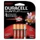 Pila Duracell Alcalina Quantum AAA con 4