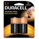 Pila Duracell Alcalina C con 2