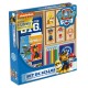 Set Actividades Madera Sellos Paw Patrol, Caja Madera