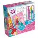 Rompecabezas Doble Vista Con Crayones Princesas, Caja Carton