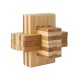 Rompecabezas de Madera Iq-Test Bamboo Puzzle Block Cross (17156)