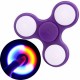 Fidget Hand Spinner Morado Led Juguete Antiestres J1106