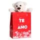 Peluche con bolsa de Te amo